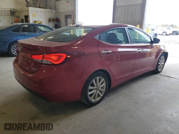 2015 Hyundai Elantra SE with VIN KMHDH4AE7FU392502, listed as a Copart auction lot 82714645 with 120,911 mi miles and Clean title. Bid and sale history available at DreamBid. Image 3.