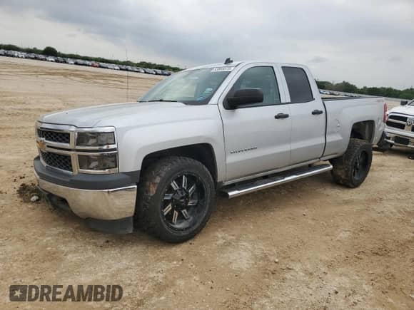 2014 Chevrolet Silverado 1500 Work Truck z VIN 1GCVKPEC4EZ416101, wystawiony jako Copart lot #53969515 z przebiegiem 135 979 mil mil oraz Szkoda całkowita • Salvage title. Historia ofert i sprzedaży dostępna na DreamBid. Obrazek 1.