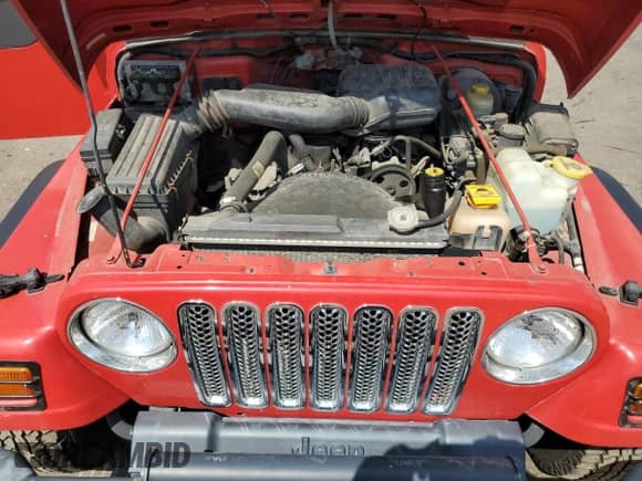 1999 Jeep Wrangler SE with VIN 1J4FY29P8XP404013, listed as a Copart auction lot 69127725 with 137,930 mi miles and Salvage title. Bid and sale history available at DreamBid. Image 11.