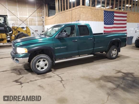 2003 Dodge 2500 ST with VIN 3D3KU28DX3G737889, listed as a Copart auction lot 69875475 with 285,184 mi miles and Clean title. Bid and sale history available at DreamBid. Image 1.