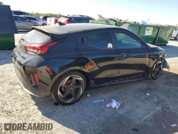 2019 Hyundai Veloster Turbo R-Spec z VIN KMHTH6AB9KU019288, wystawiony jako Copart lot #49748385 z przebiegiem 83 732 mil mil oraz Nie do naprawy • Non repairable. Historia ofert i sprzedaży dostępna na DreamBid. Obrazek 3.