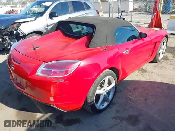 2008 Saturn Sky with VIN 1G8MC35B58Y116497, listed as a IAAI auction lot 42678616 with 145,472 mi miles and . Bid and sale history available at DreamBid. Image 4.