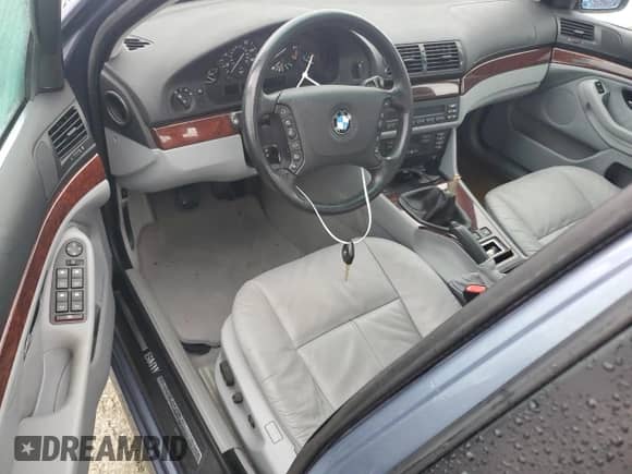 2002 BMW 5 Series 530i with VIN WBADT53462CE92426, listed as a Copart auction lot 74683564 with Not provided miles and Salvage title. Bid and sale history available at DreamBid. Image 8.