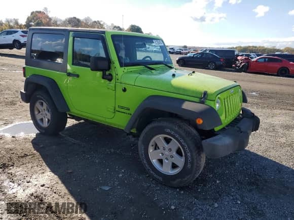 2012 Jeep Wrangler Sport with VIN 1C4AJWAG6CL266156, listed as a Copart auction lot 81290455 with 62,667 mi miles and Clean title. Bid and sale history available at DreamBid. Image 4.