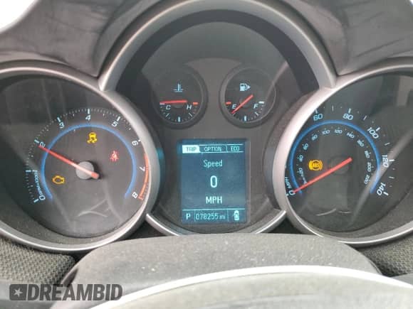 2014 Chevrolet Cruze ECO z VIN 1G1PH5SB7E7202716, wystawiony jako Copart lot #66286155 z przebiegiem 78 255 mil mil oraz Szkoda całkowita • Salvage title. Historia ofert i sprzedaży dostępna na DreamBid. Obrazek 9.