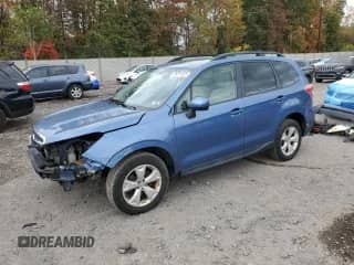 2015 Subaru Forester Premium z VIN JF2SJADC9FH817267, wystawiony jako Copart lot #85361825 z przebiegiem 32 737 mil mil oraz Szkoda całkowita • Salvage title. Historia ofert i sprzedaży dostępna na DreamBid. Obrazek 1.