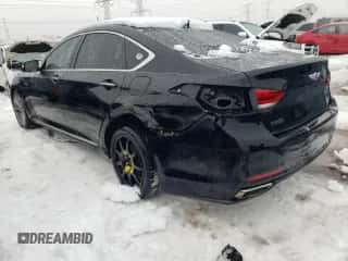 2015 Hyundai Genesis 3.8L z VIN KMHGN4JE3FU062264, wystawiony jako Copart lot #38242024 z przebiegiem 137 229 mil mil oraz Szkoda całkowita • Salvage title. Historia ofert i sprzedaży dostępna na DreamBid. Obrazek 2.