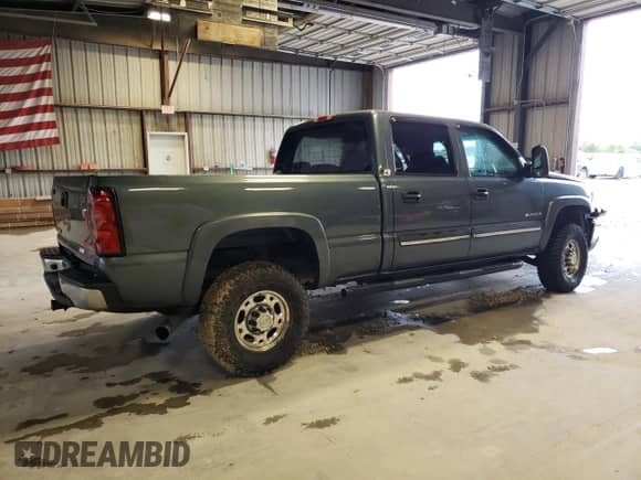 2007 Chevrolet Silverado 2500HD LT1 with VIN 1GCHC23D97F180302, listed as a Copart auction lot 66536134 with Not provided miles and Salvage title. Bid and sale history available at DreamBid. Image 3.