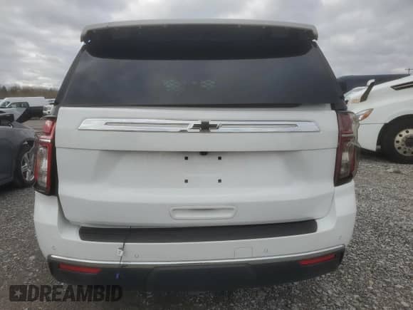 2022 Chevrolet Tahoe Commercial with VIN 1GNSKLED5NR321297, listed as a Copart auction lot 67910044 with 14,755 mi miles and Salvage title. Bid and sale history available at DreamBid. Image 6.