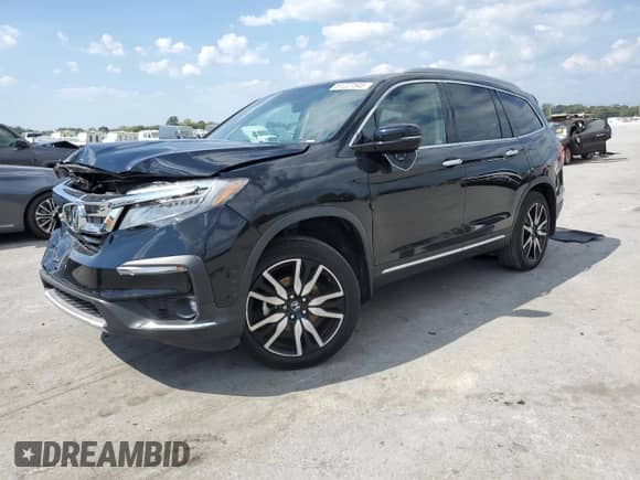 2021 Honda Pilot Touring 7-Passenger z VIN 5FNYF6H61MB088965, wystawiony jako Copart lot #81227545 z przebiegiem 84 523 mil mil oraz Szkoda całkowita • Salvage title. Historia ofert i sprzedaży dostępna na DreamBid. Obrazek 1.