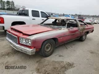 1975 Chevrolet Caprice с VIN 1N47H5J201330, выставлен на аукционе Copart как лот 66966454 с пробегом Не указан миль и Списание • Salvage title. История ставок и продаж доступна на DreamBid. Изображение 1.