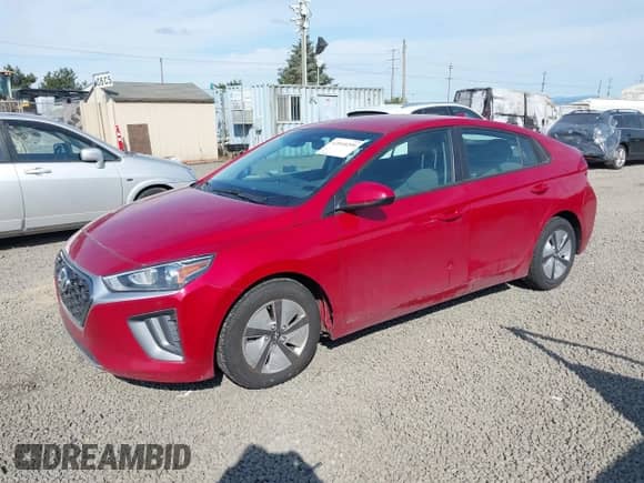 2022 Hyundai Ioniq Blue with VIN KMHC65LC6NU275429, listed as a IAAI auction lot 42510299 with 60,522 mi miles and . Bid and sale history available at DreamBid. Image 2.