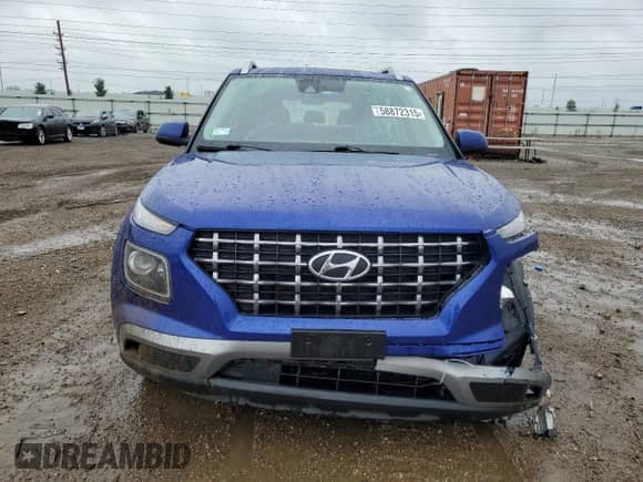 2022 Hyundai Venue Limited z VIN KMHRC8A32NU186416, wystawiony jako Copart lot #58872315 z przebiegiem 59 011 mil mil oraz Szkoda całkowita • Salvage title. Historia ofert i sprzedaży dostępna na DreamBid. Obrazek 5.