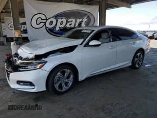 2018 Honda Accord EX-L with VIN 1HGCV2F68JA023044, listed as a Copart auction lot 62790115 with 115,048 mi miles and Salvage title. Bid and sale history available at DreamBid. Image 1.