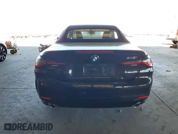 2025 BMW 4 Series 430i with VIN WBA33DB07SCU24010, listed as a Copart auction lot 69133555 with 236 mi miles and Salvage title. Bid and sale history available at DreamBid. Image 6.