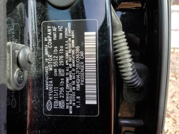 2011 Hyundai Equus Signature with VIN KMHGH4JF5BU036386, listed as a Copart auction lot 43014095 with 142,901 mi miles and Salvage title. Bid and sale history available at DreamBid. Image 14.
