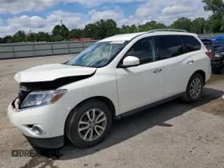 2015 Nissan Pathfinder S z VIN 5N1AR2MN7FC646845, wystawiony jako Copart lot #60279135 z przebiegiem 206 904 mil mil oraz Szkoda całkowita • Salvage title. Historia ofert i sprzedaży dostępna na DreamBid. Obrazek 1.