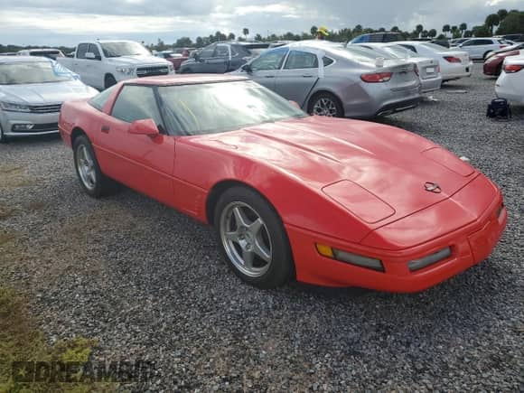 1996 Chevrolet Corvette with VIN 1G1YY2254T5119816, listed as a Copart auction lot 74063864 with 21,630 mi miles and Salvage title. Bid and sale history available at DreamBid. Image 4.