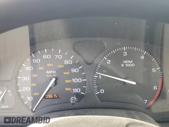 2001 Saturn SL with VIN 1G8ZH54861Z307192, listed as a Copart auction lot 58076335 with 96,157 mi miles and Salvage title. Bid and sale history available at DreamBid. Image 9.