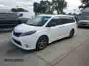 2015 Toyota Sienna SE with VIN 5TDXK3DC8FS656354, listed as a Copart auction lot 86177875 with 192,471 mi miles and Salvage title. Bid and sale history available at DreamBid. Image 1.