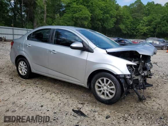 2017 Chevrolet Sonic LT with VIN 1G1JD5SB4H4124726, listed as a Copart auction lot 54689445 with 136,011 mi miles and Salvage title. Bid and sale history available at DreamBid. Image 4.