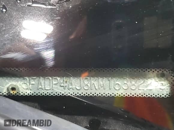 2019 Ford Fiesta S with VIN 3FADP4AJ8KM163822, listed as a Copart auction lot 89443985 with 227,733 mi miles and Clean title. Bid and sale history available at DreamBid. Image 13.