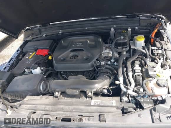 2021 Jeep Wrangler Unlimited Sahara z VIN 1C4JJXP63MW767719, wystawiony jako IAAI lot #41906155 z przebiegiem 44 689 mil mil oraz . Historia ofert i sprzedaży dostępna na DreamBid. Obrazek 10.