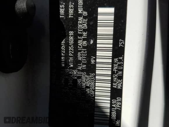 2023 Toyota Sienna Limited с VIN 5TDZSKFC6PS080376, выставлен на аукционе Copart как лот 49299375 с пробегом 105 881 миль миль и Списание • Salvage title. История ставок и продаж доступна на DreamBid. Изображение 13.