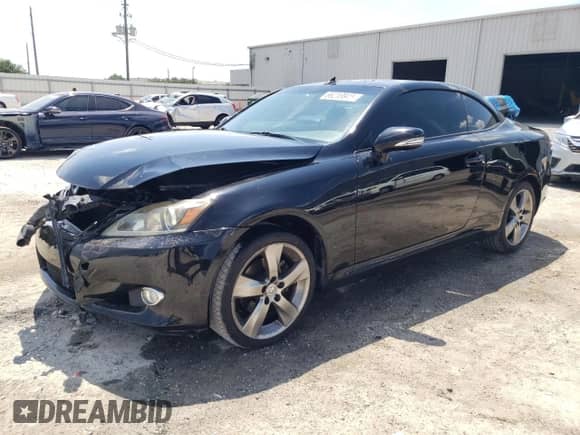 2011 Lexus IS 250 C z VIN JTHFF2C24B2520516, wystawiony jako Copart lot #66219945 z przebiegiem 129 909 mil mil oraz Szkoda całkowita • Salvage title. Historia ofert i sprzedaży dostępna na DreamBid. Obrazek 1.