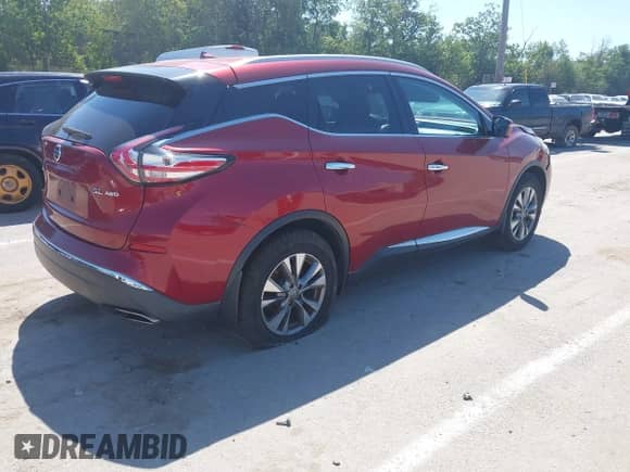 2015 Nissan Murano S с VIN 5N1AZ2MH3FN264293, выставлен на аукционе IAAI как лот 42806589 с пробегом 249 904 миль миль и . История ставок и продаж доступна на DreamBid. Изображение 4.