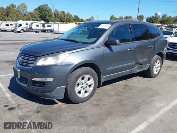 2014 Chevrolet Traverse LS с VIN 1GNKRFKD4EJ111323, выставлен на аукционе IAAI как лот 43456341 с пробегом 156 280 миль миль и . История ставок и продаж доступна на DreamBid. Изображение 2.