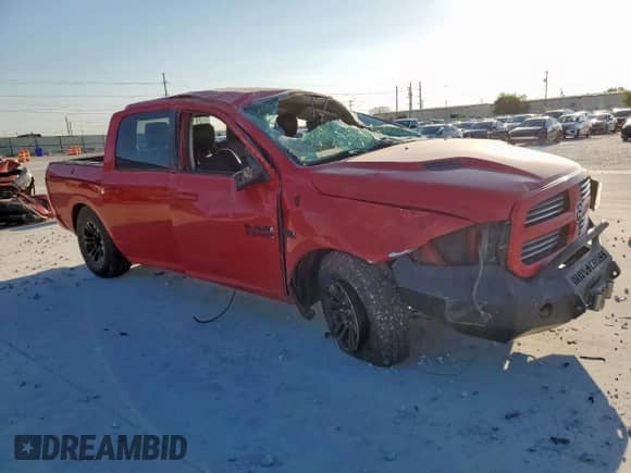 2014 Ram 1500 Sport with VIN 1C6RR7MT4ES276291, listed as a Copart auction lot 65761775 with Not provided miles and Salvage title. Bid and sale history available at DreamBid. Image 4.