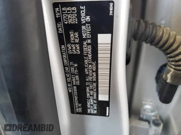 2015 Volvo S60 T5 Platinum с VIN YV1612TM2F2353008, выставлен на аукционе Copart как лот 69185513 с пробегом 70 403 миль миль и . История ставок и продаж доступна на DreamBid. Изображение 13.
