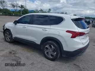 2021 Hyundai Santa Fe SE with VIN 5NMS14AJ5MH356616, listed as a IAAI auction lot 43296687 with 56,940 mi miles and . Bid and sale history available at DreamBid. Image 3.