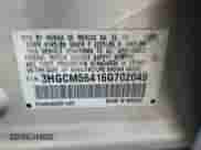 2006 Honda Accord LX с VIN 3HGCM56416G702049, выставлен на аукционе Copart как лот 81250685 с пробегом 218 965 миль миль и Списание • Salvage title. История ставок и продаж доступна на DreamBid. Изображение 12.