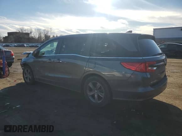 2023 Honda Odyssey EX с VIN 5FNRL6H55PB074026, выставлен на аукционе Copart как лот 47088215 с пробегом 25 068 миль миль и Списание • Salvage title. История ставок и продаж доступна на DreamBid. Изображение 2.