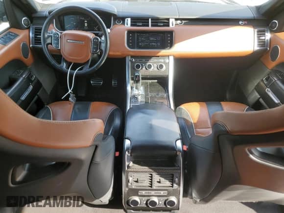 2016 Land Rover Range Rover Sport SVR with VIN SALWZ2EF9GA586204, listed as a Copart auction lot 49633635 with 86,019 mi miles and Salvage title. Bid and sale history available at DreamBid. Image 8.