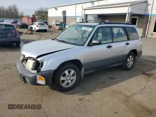 2002 Subaru Forester L z VIN JF1SF63532H752352, wystawiony jako Copart lot #54620825 z przebiegiem 83 647 mil mil oraz Szkoda całkowita • Salvage title. Historia ofert i sprzedaży dostępna na DreamBid. Obrazek 1.