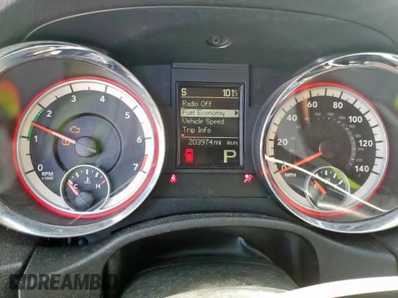 2013 Dodge Durango SXT with VIN 1C4RDHAG8DC682023, listed as a Copart auction lot 69294855 with 203,974 mi miles and Salvage title. Bid and sale history available at DreamBid. Image 9.