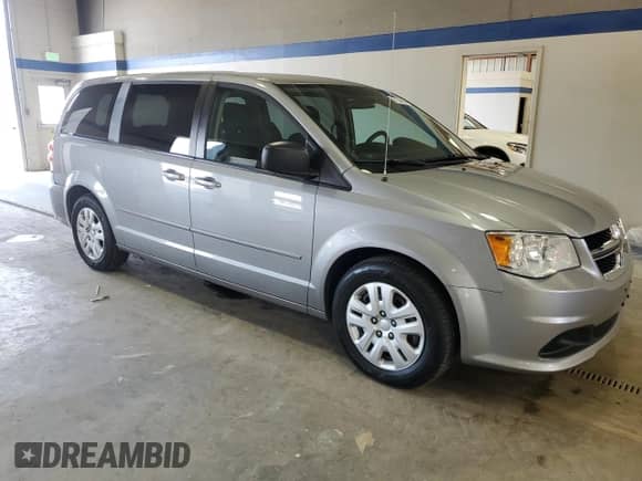 2015 Dodge Grand Caravan SE Plus with VIN 2C4RDGBG2FR634987, listed as a Copart auction lot 81136905 with 53,910 mi miles and Salvage title. Bid and sale history available at DreamBid. Image 4.