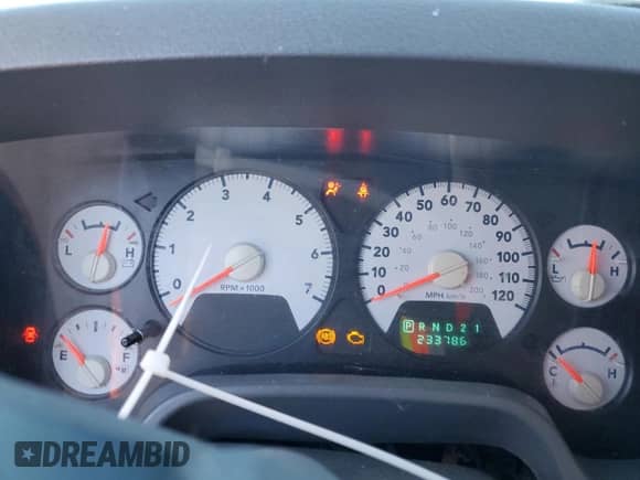 2006 Dodge 2500 SLT with VIN 3D7KS29DX6G280458, listed as a Copart auction lot 79302644 with 233,786 mi miles and Salvage title. Bid and sale history available at DreamBid. Image 9.