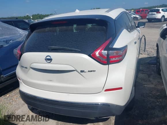 2015 Nissan Murano SL with VIN 5N1AZ2MH6FN214407, listed as a IAAI auction lot 42727278 with 147,534 mi miles and . Bid and sale history available at DreamBid. Image 17.