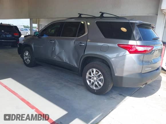 2021 Chevrolet Traverse LT Cloth with VIN 1GNERGKW3MJ139441, listed as a IAAI auction lot 42768763 with 57,919 mi miles and . Bid and sale history available at DreamBid. Image 3.
