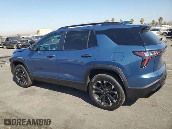2025 Chevrolet Equinox FWD RS с VIN 3GNAXLEG4SL247333, выставлен на аукционе Copart как лот 68219085 с пробегом 6 799 миль миль и Списание • Salvage title. История ставок и продаж доступна на DreamBid. Изображение 2.