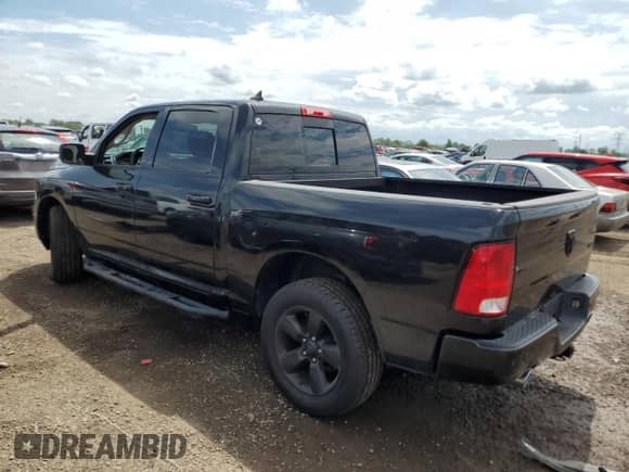 2018 Ram 1500 Big Horn z VIN 1C6RR7LM5JS244146, wystawiony jako Copart lot #68372385 z przebiegiem 56 819 mil mil oraz Czysty tytuł • Clean title. Historia ofert i sprzedaży dostępna na DreamBid. Obrazek 2.