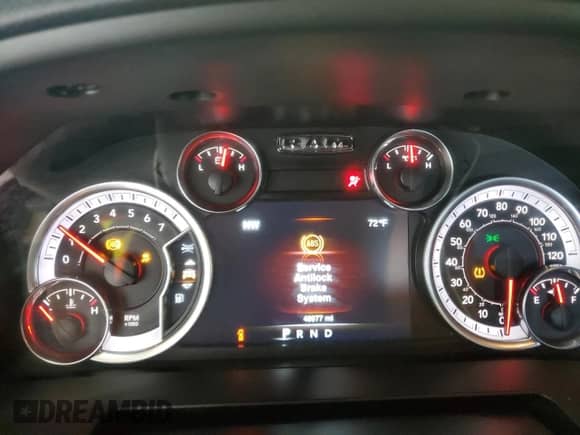2022 Ram 1500 Warlock с VIN 1C6RR7GGXNS174623, выставлен на аукционе Copart как лот 68830225 с пробегом 48 977 миль миль и Списание • Salvage title. История ставок и продаж доступна на DreamBid. Изображение 9.