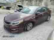 2018 Kia Optima LX with VIN 5XXGT4L39JG271898, listed as a Copart auction lot 64193335 with 92,811 mi miles and Salvage title. Bid and sale history available at DreamBid. Image 1.