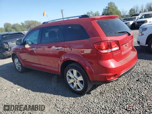 2012 Dodge Journey Crew with VIN 3C4PDCDG3CT296764, listed as a Copart auction lot 53330005 with 38,894 mi miles and Salvage title. Bid and sale history available at DreamBid. Image 2.