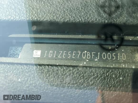 2011 Chevrolet Malibu LTZ with VIN 1G1ZE5E70BF100510, listed as a Copart auction lot 80386305 with 193,477 mi miles and Salvage title. Bid and sale history available at DreamBid. Image 12.