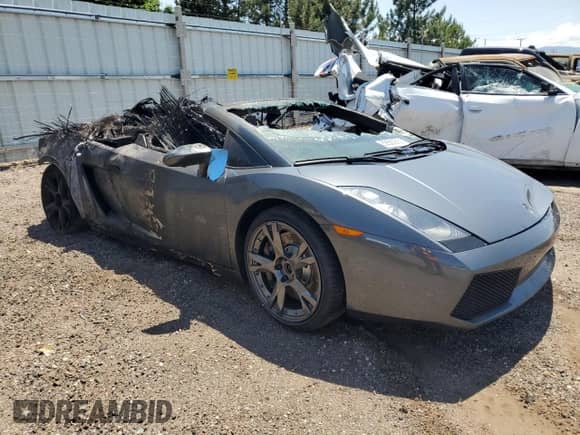 2007 Lamborghini Gallardo с VIN ZHWGU22T37LA04553, выставлен на аукционе Copart как лот 59555995 с пробегом Не указан миль и Списание • Salvage title. История ставок и продаж доступна на DreamBid. Изображение 4.